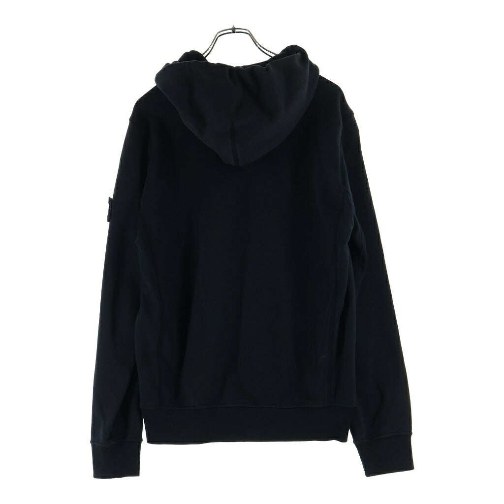 STONE ISLAND(ストーンアイランド) ロゴパッチ プルオーバーパーカー フーディー ブラック