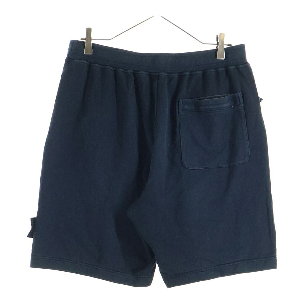 STONE ISLAND(ストーンアイランド) 22SS Ghost Piece コットン スウェットショーツ ハーフパンツ ブラック 7615631F3