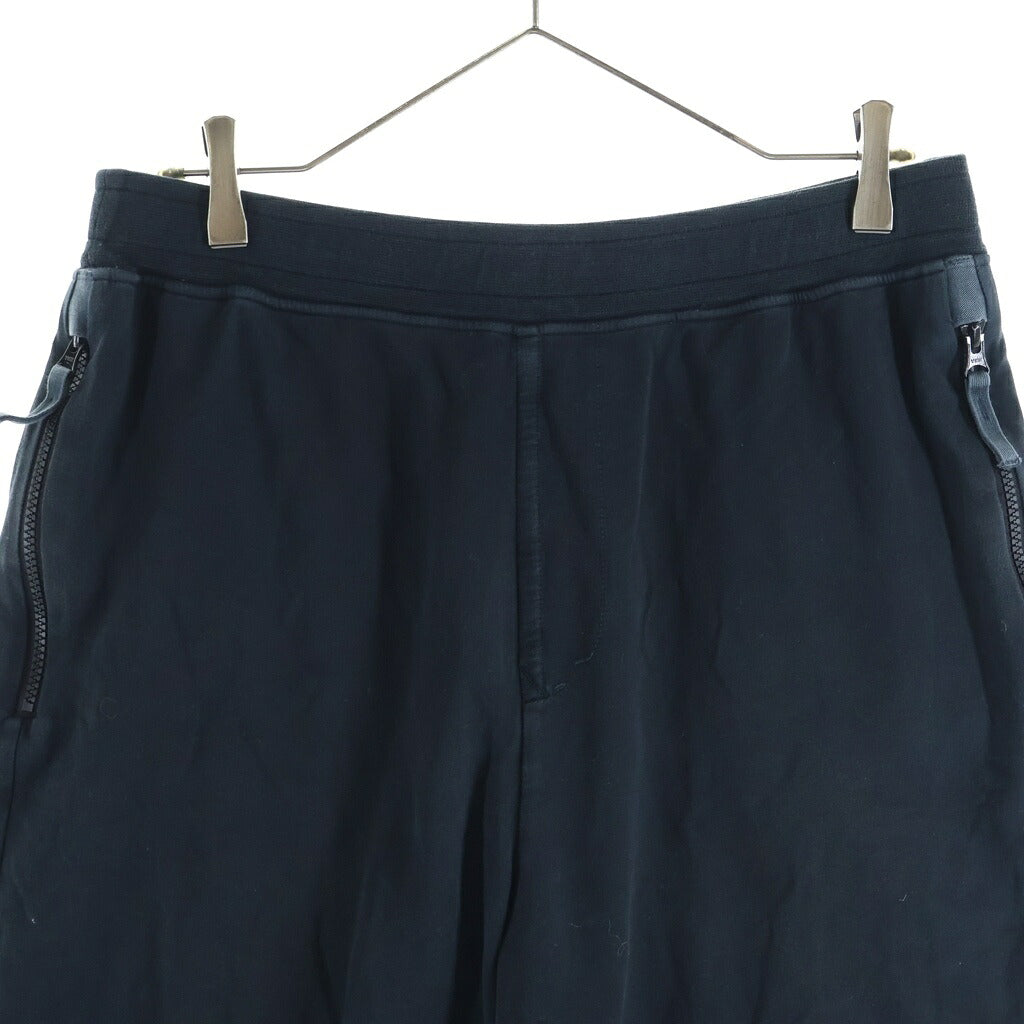 STONE ISLAND(ストーンアイランド) 22SS Ghost Piece コットン スウェットショーツ ハーフパンツ ブラック 7615631F3