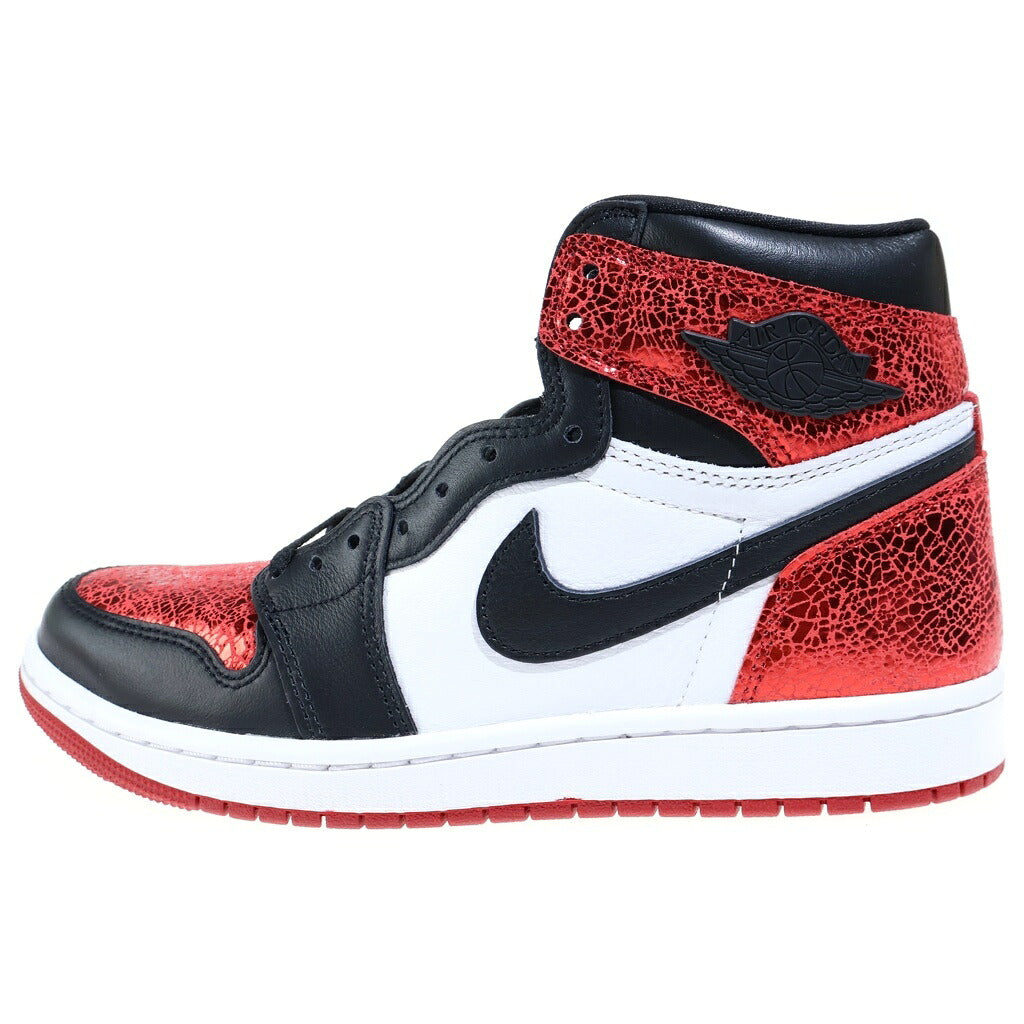 NIKE(ナイキ) AIR JORDAN1 RETRO HIGH OG RUBY エアジョーダン1 レトロ レザー ハイカットスニーカー レッド/ホワイト US9/26cm FD2596-602