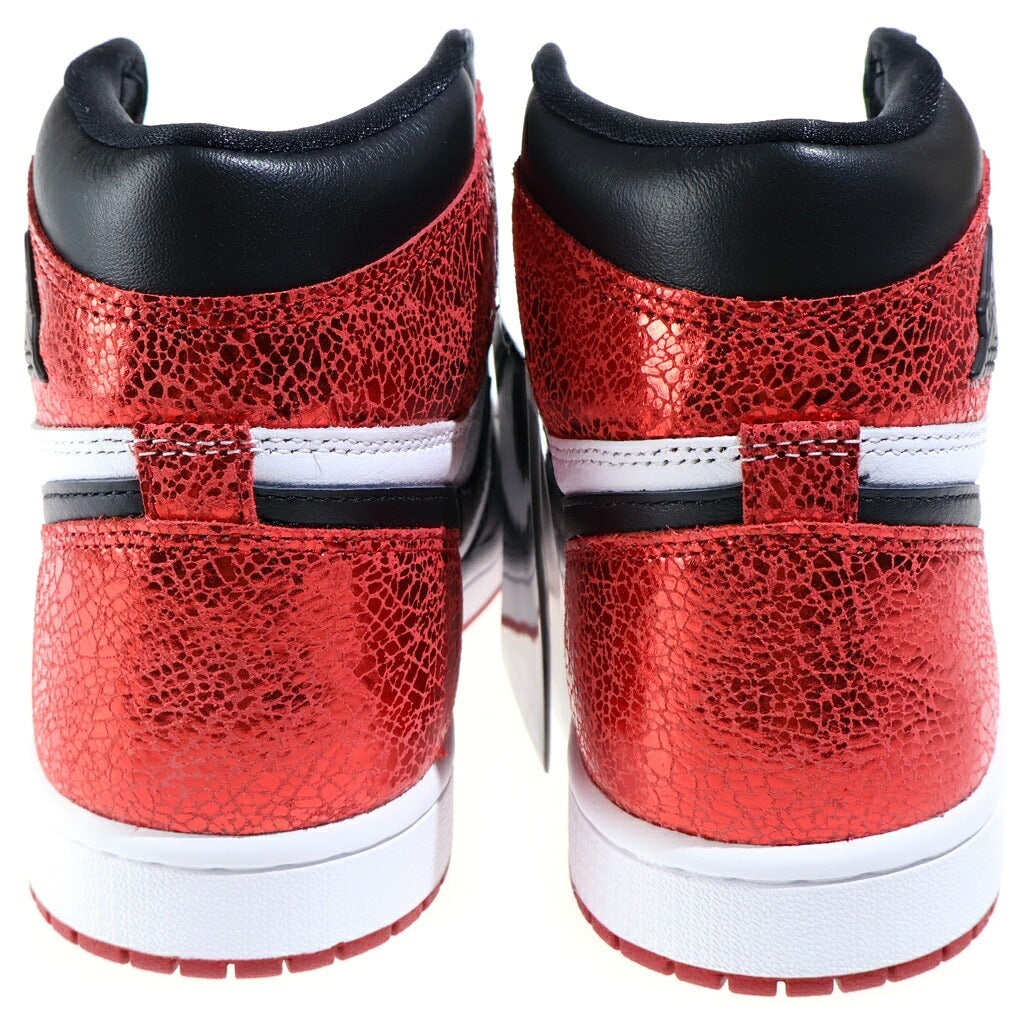 NIKE(ナイキ) AIR JORDAN1 RETRO HIGH OG RUBY エアジョーダン1 レトロ レザー ハイカットスニーカー レッド/ホワイト US9/26cm FD2596-602