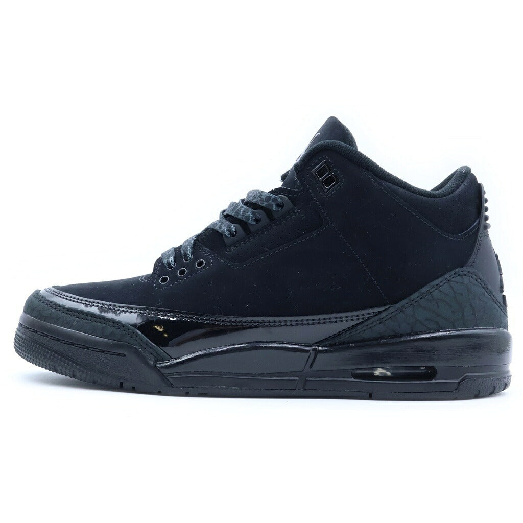 NIKE(ナイキ) GS AIR JORDAN 3 RETRO エアジョーダン3 レトロ ローカットスニーカー ブラック US7Y/25cm DM0967-001