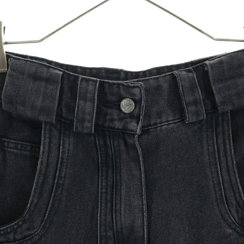 NO/FAITH STUDIOS(ノーフェイスストゥディオス) HEVY WAVE DENIM PANTS ヘビー ウェーブ デニムパンツ ウェーブステッチ ジーンズ ブラック