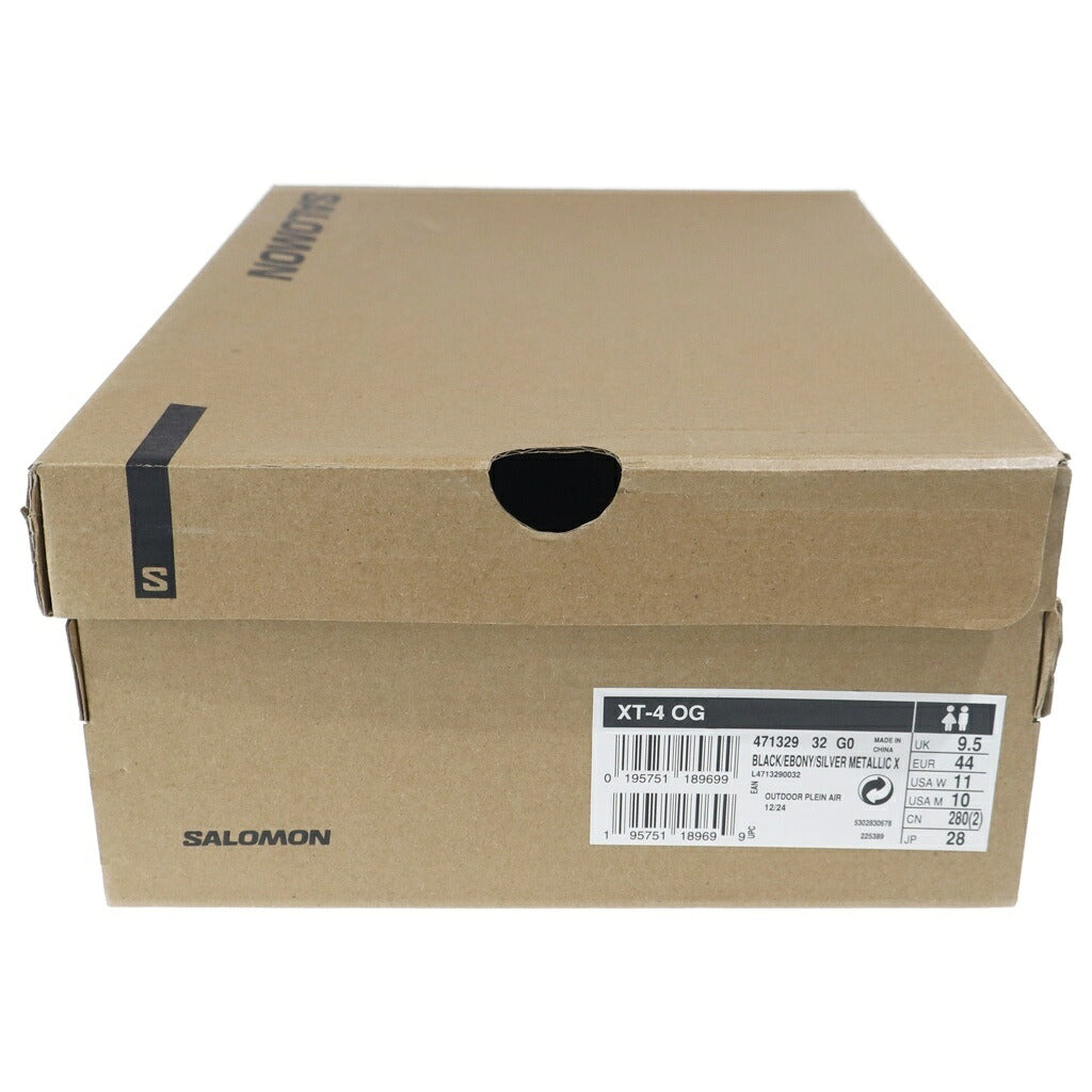 SALOMON(サロモン) XT-4 OG エックスティー オージー ローカットスニーカー ブラック US10/28cm 471329