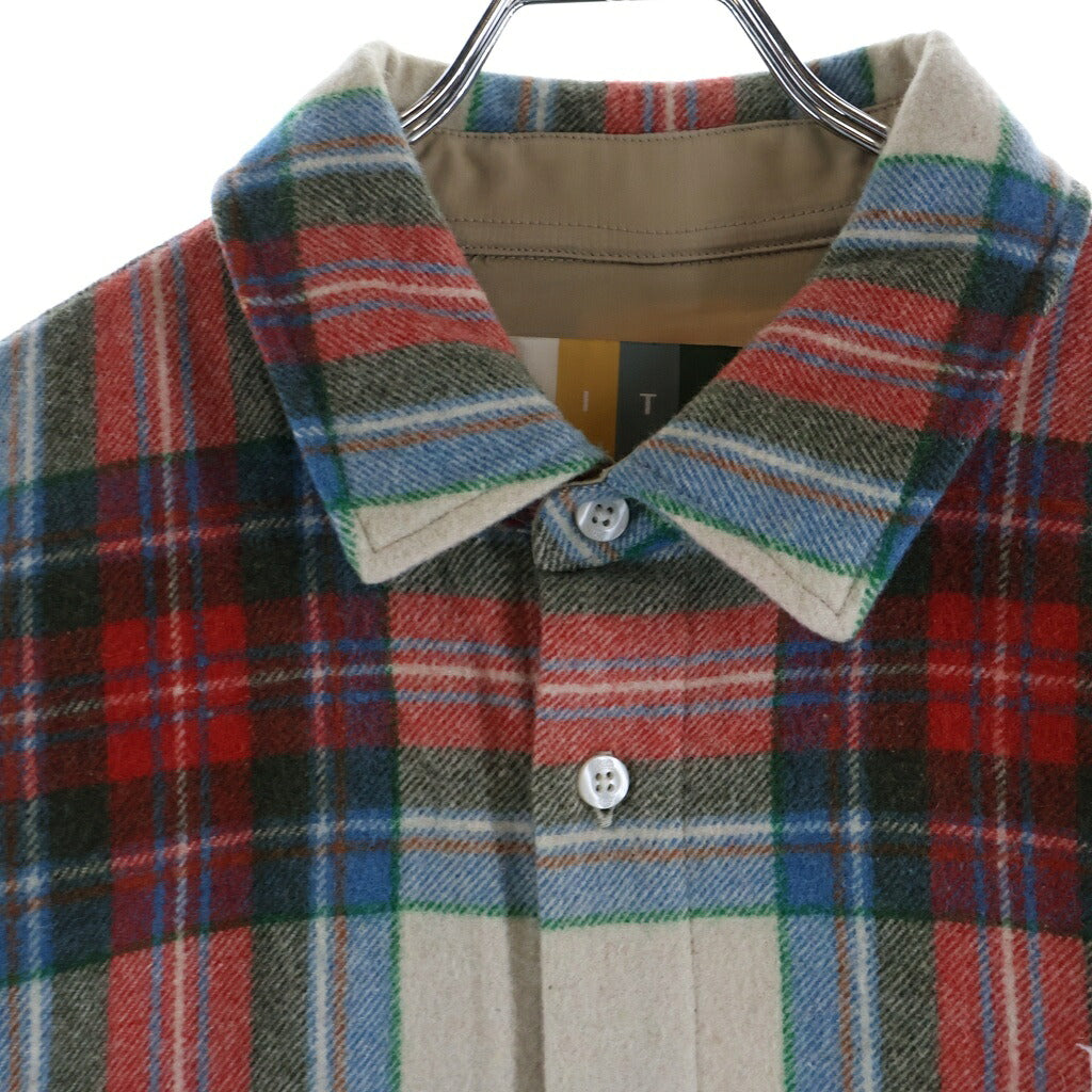 KITH(キス) 21AW Check Plaid Ginza チェック プレイド ギンザ フランネル 長袖チェックシャツ マルチ 21-050-060-0005-4-0