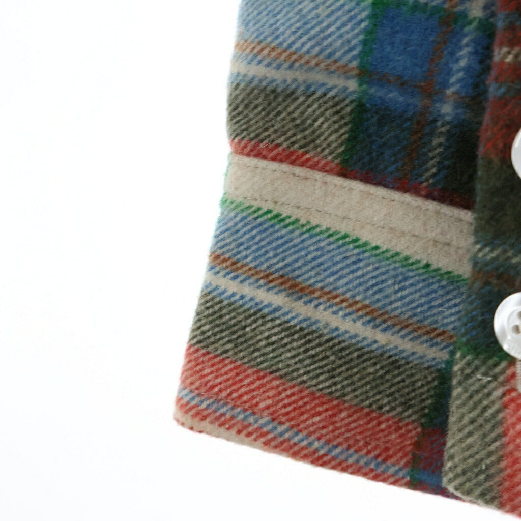 KITH(キス) 21AW Check Plaid Ginza チェック プレイド ギンザ フランネル 長袖チェックシャツ マルチ 21-050-060-0005-4-0