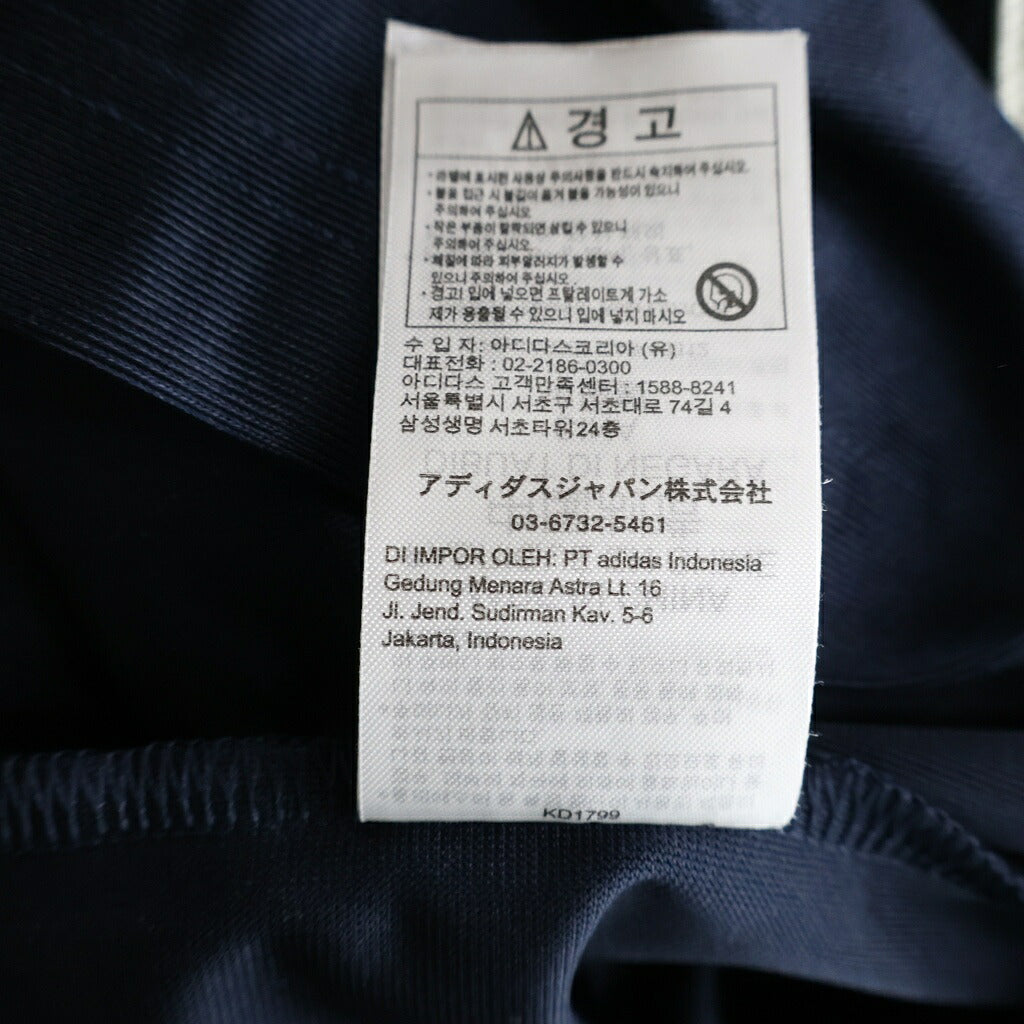 adidas(アディダス) ×WILLY CHAVARRIA DAZZLE LS JERSEY ウィリーチャバリア デーズル ドッキング サイドライン 長袖 ジャージ スウェット トレーナー ネイビー KD1799