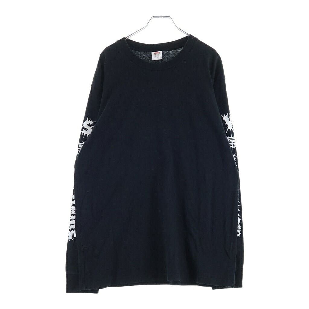 SUPREME(シュプリーム) 25AW ×Y's Yohji Yamamoto L/S Tee ワイズ ヨウジヤマモト バックプリント 長袖Tシャツカットソー ブラック