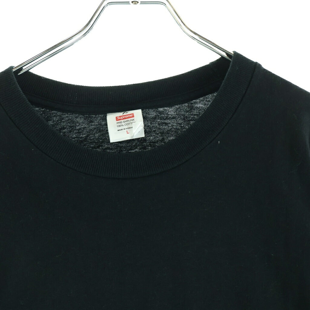 SUPREME(シュプリーム) 25AW ×Y's Yohji Yamamoto L/S Tee ワイズ ヨウジヤマモト バックプリント 長袖Tシャツカットソー ブラック