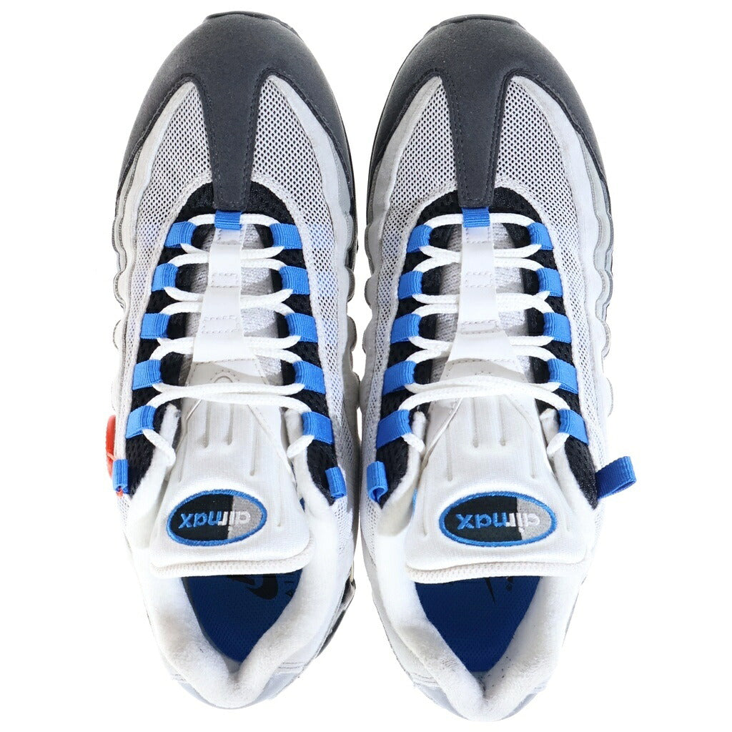 NIKE(ナイキ) AIR MAX 95 BIG BUBBLE COOL GREY BLUE SPARK ナイキ エアマックス95 OG ビッグバブル クールグレー ブルースパーク ローカットスニーカー グレー/ブルー US10.5/28.5cm IM7410-100