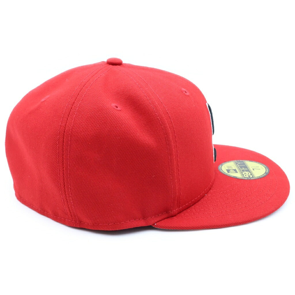 SUPREME(シュプリーム) ×NEW ERA Devil S Logo New Era ニューエラ デビルSロゴ刺繍 6パネル ベースボールキャップ レッド