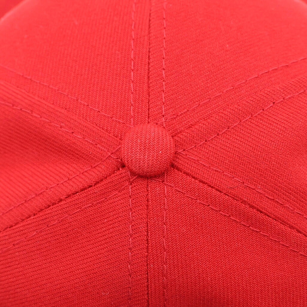 SUPREME(シュプリーム) ×NEW ERA Devil S Logo New Era ニューエラ デビルSロゴ刺繍 6パネル ベースボールキャップ レッド
