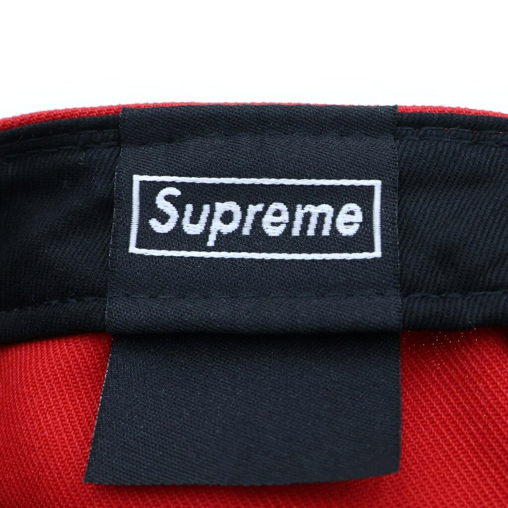 SUPREME(シュプリーム) ×NEW ERA Devil S Logo New Era ニューエラ デビルSロゴ刺繍 6パネル ベースボールキャップ レッド