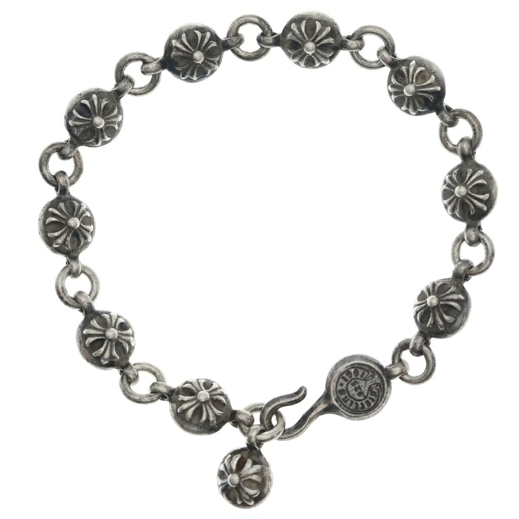 CHROME HEARTS(クロムハーツ) NO2 BALL #2クロスボールブレスレット シルバー BCA176