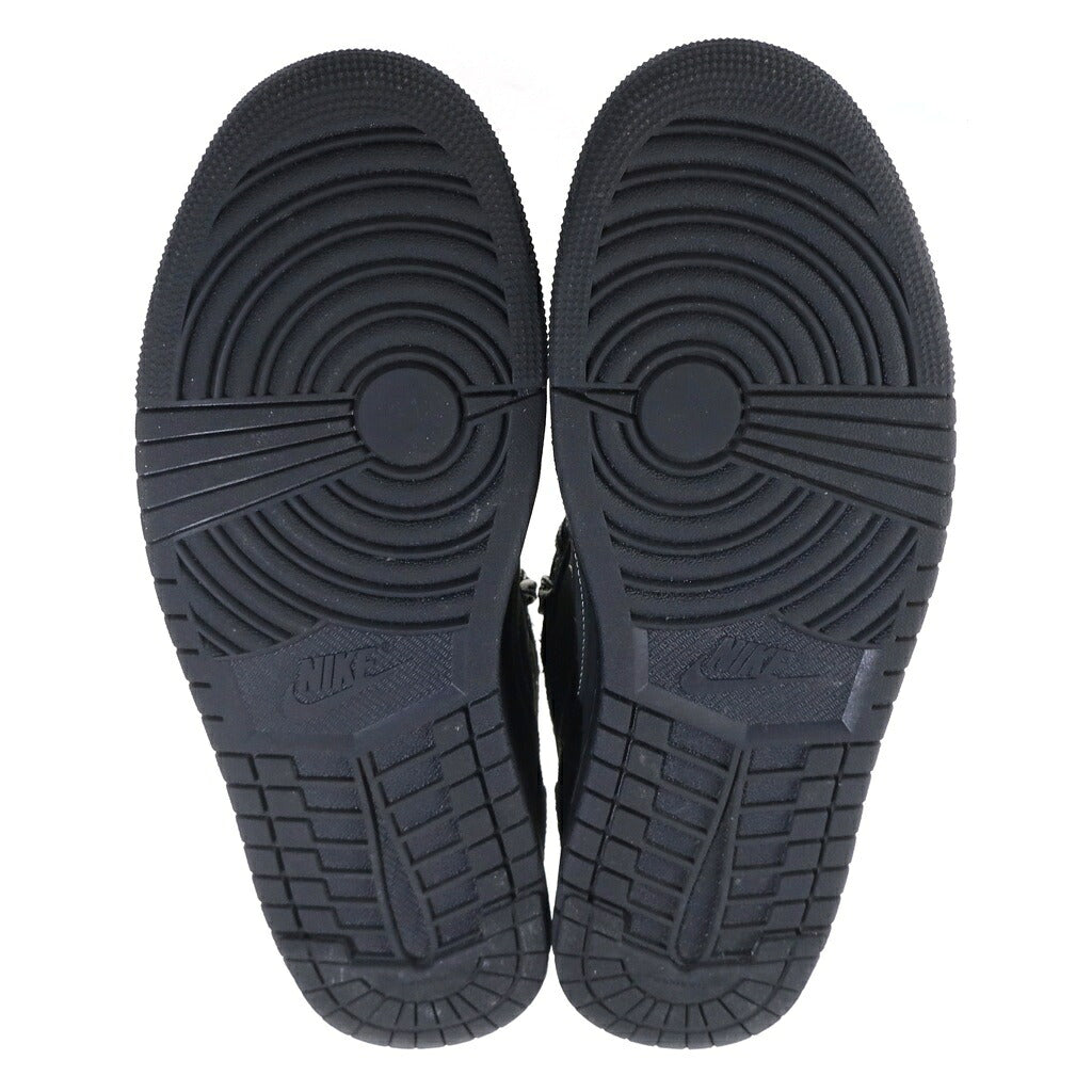 NIKE(ナイキ) ×TRAVIS SCOTT AIR JORDAN 1 LOW OG SP BLACK PHANTOM トラヴィススコット エアジョーダン1 ロー ブラックファントム ローカットスニーカー ブラック US10.5/28.5cm DM7866-001