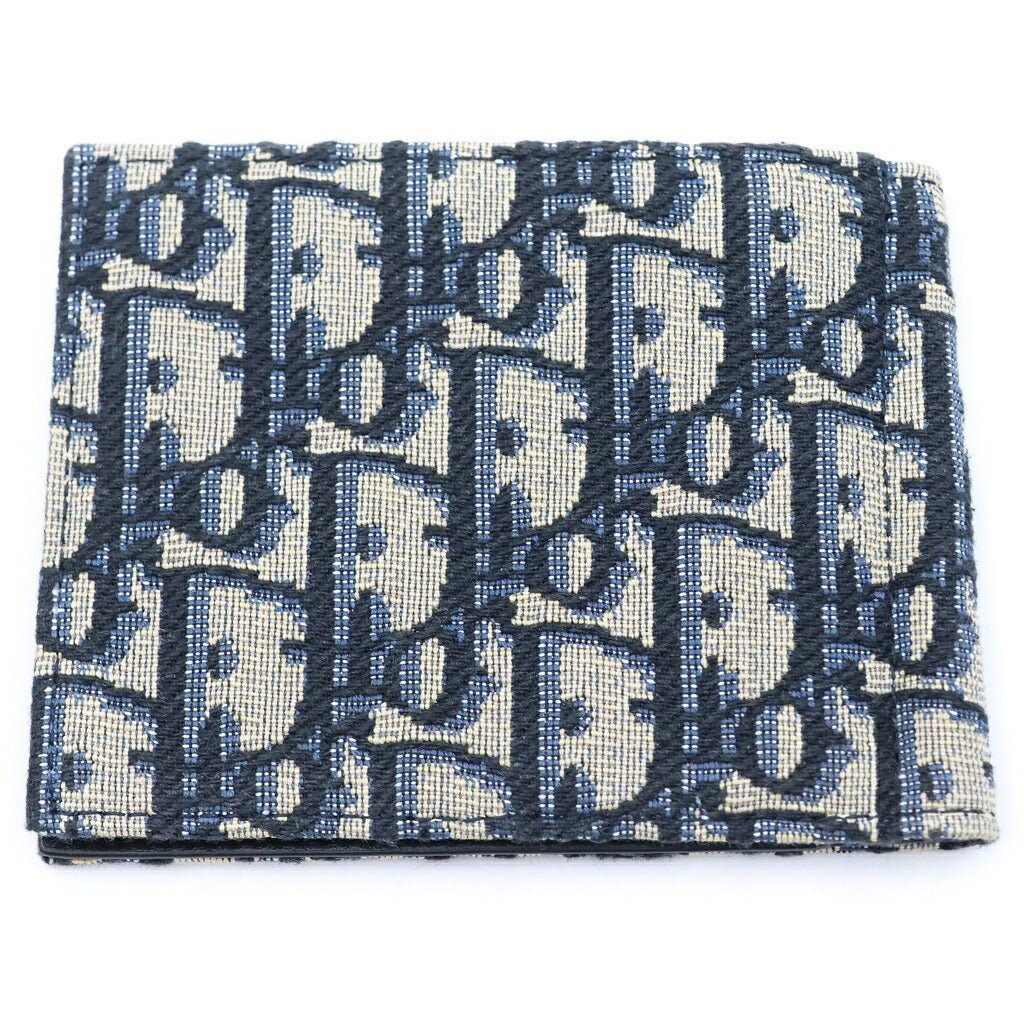 Christian Dior(クリスチャンディオール) オブリークジャガード カードケース グレー