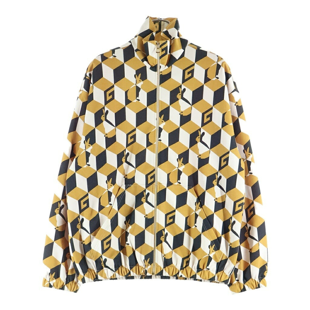 GUCCI(グッチ) 23SS アニマル総柄 トラックジャケット マルチ 714464 XJE4Q