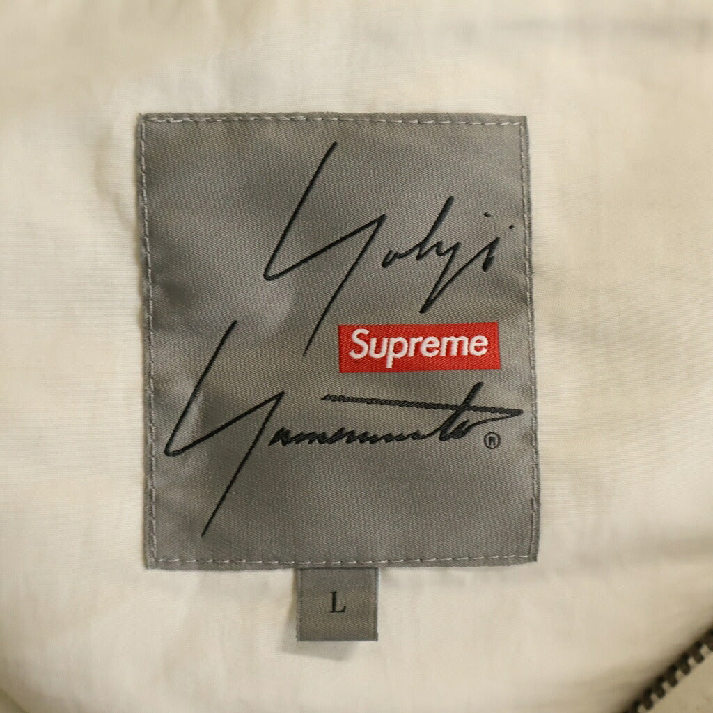 SUPREME(シュプリーム) 22AW ×Yohji Yamamoto ×TEKKEN Nylon Bomber Jacket ヨウジヤマモト 鉄拳 両面プリント ジップアップ ボンバー ジャケット ホワイト