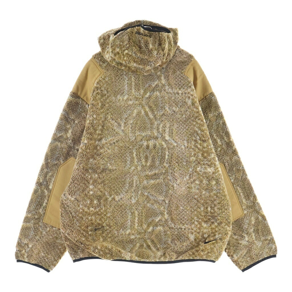 SUPREME(シュプリーム) 22AW ×NIKE ACG Gold Snakskin Fleece Pullover ナイキ ゴールドスネーク総柄 プルオーバー フリース スウェット トレーナー ブラウン DN3256-277