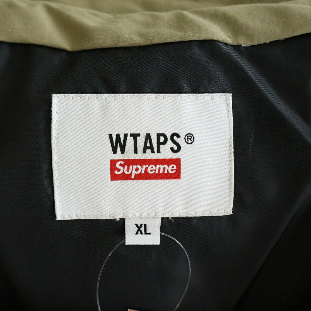 SUPREME(シュプリーム) 21AW ×WTAPS Tactical Down Best ダブルタップス フロントロゴプリント マルチポケット タクティカル ダウン ベストジャケット ブラウン