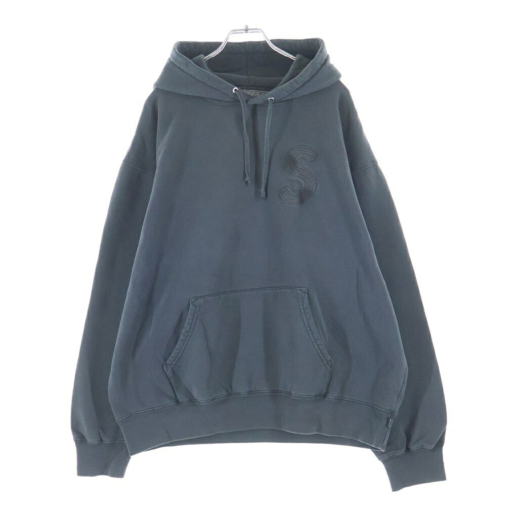 SUPREME(シュプリーム) 23SS Overdyed S Logo Hooded Sweatshirt オーバーダイ Sロゴ プルオーバーパーカー フーディ ブラック