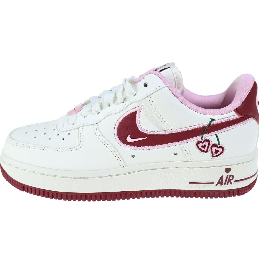 NIKE(ナイキ) WMNS AIR FORCE 1 LOW Valentine's Day ウィメンズ エアフォース1 ロー バレンタインズデイ ローカットスニーカー ホワイト/バーガンディ US5/22cm FD4616-161 レディース
