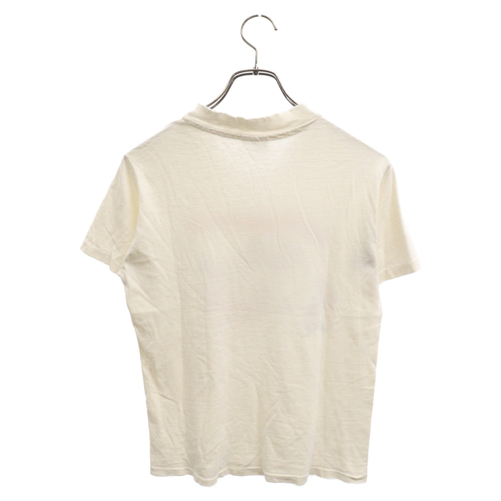 VINTAGE(ヴィンテージ) 80s VINTAGE Hanesボディ フロントプリント半袖Tシャツ カットソー ホワイト