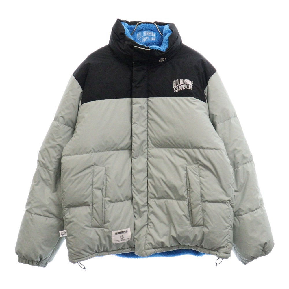 FIRST DOWN(ファーストダウン) × BILLIONAIRE BOYS CLUB ブランド刺繍ロゴ リバーシブルダウンジャケットフリース BBCJP233X004