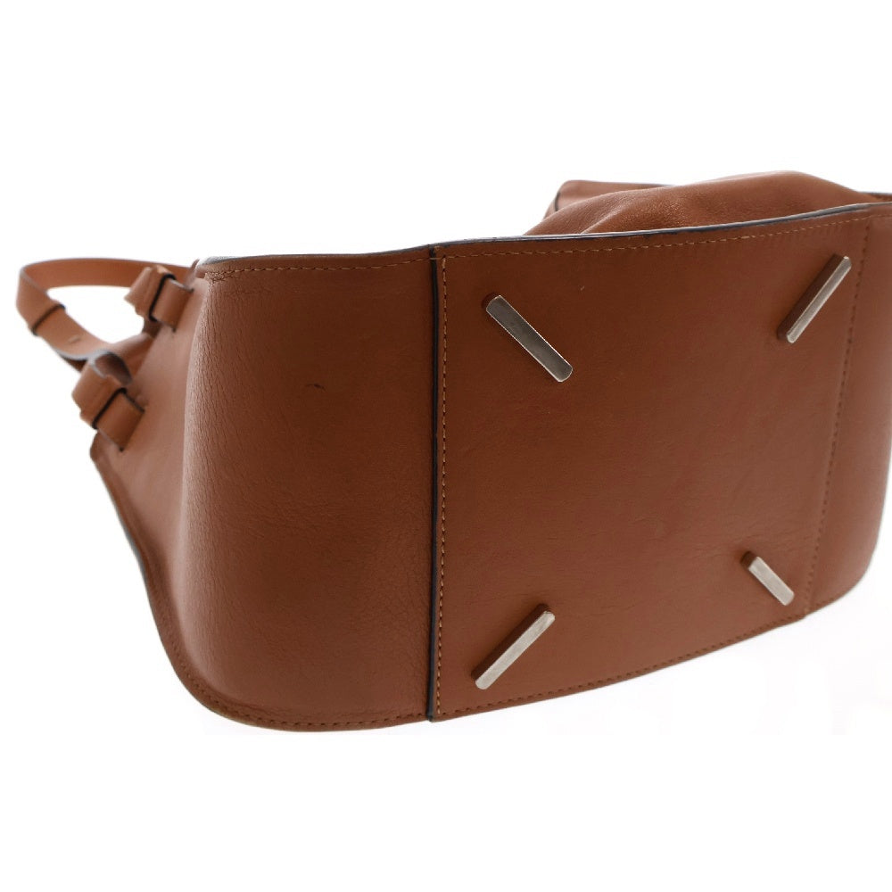 LOEWE(ロエベ) ハンモック スモール アナグラム 2WAY レザー ショルダーバッグ ハンドバッグ ブラウン レディース