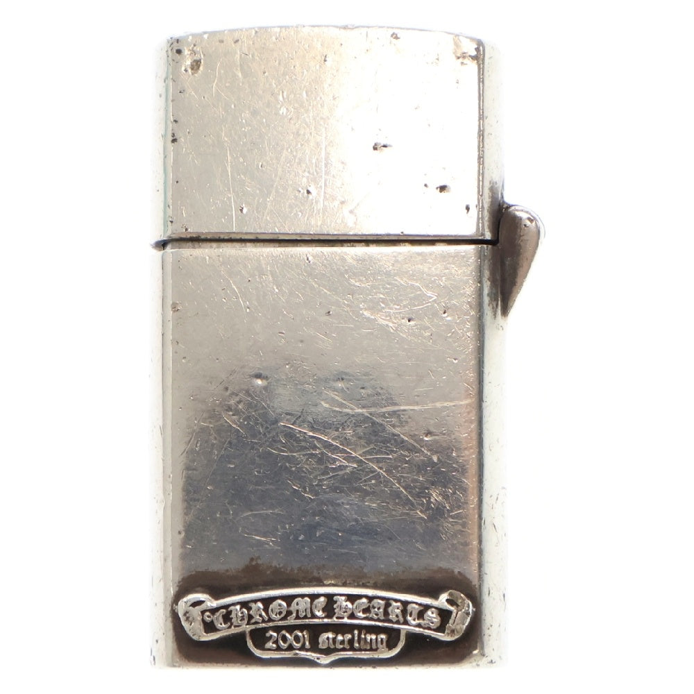 CHROME HEARTS(クロムハーツ) ZIPPO LIGHTERZ-V1 V1ナロー スモールCHクロスジッポライター シルバー