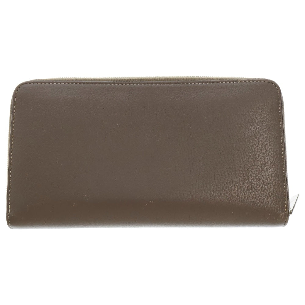 CELINE(セリーヌ) ラージ ジップド ウォレット ラウンドファスナー 長財布 グレージュ 105003AFE.09SO