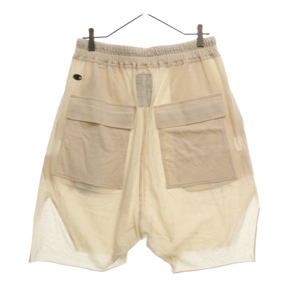 Rick Owens(リックオウエンス) ×Champion BEVELED PODS / MILK チャンピオン ハーフパンツ ホワイト CW01D9239