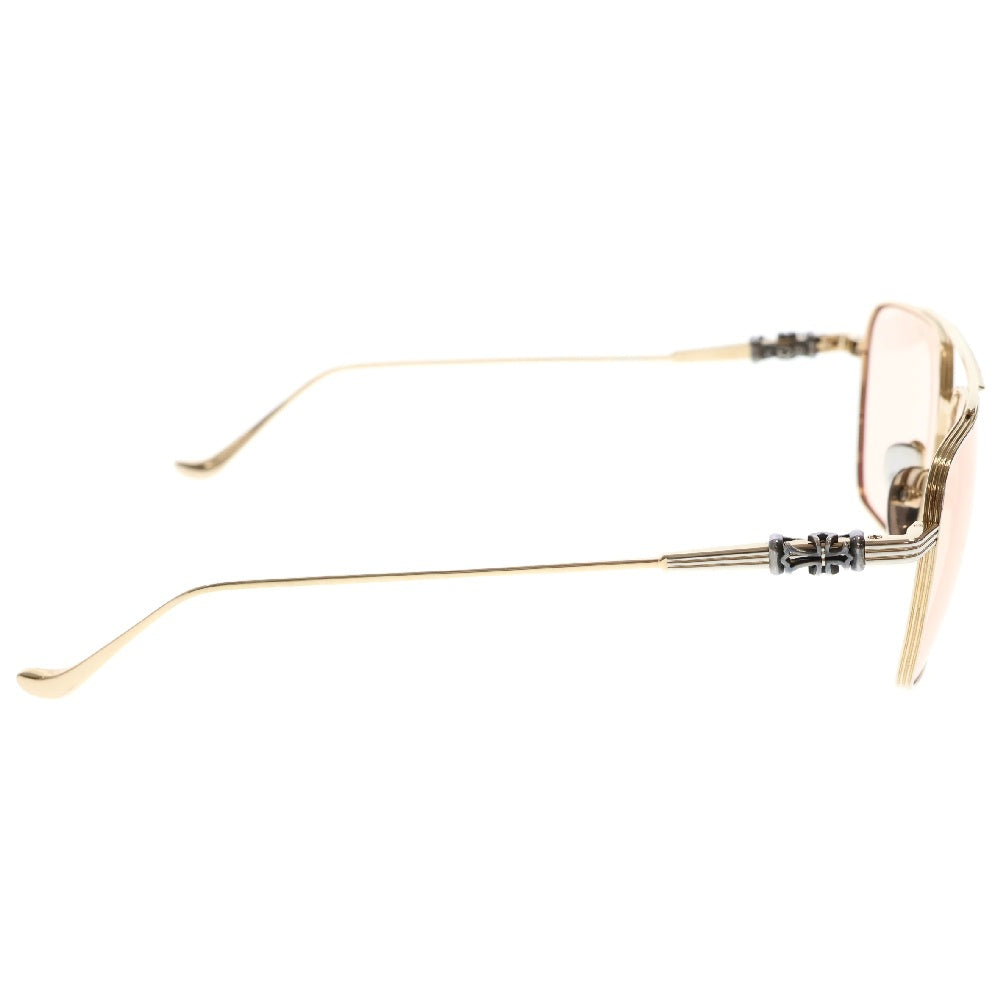 CHROME HEARTS(クロムハーツ) MAGNUM 2 マグナム2 ゴールドフレーム クリアカラーサングラス ゴールド 56□19-147