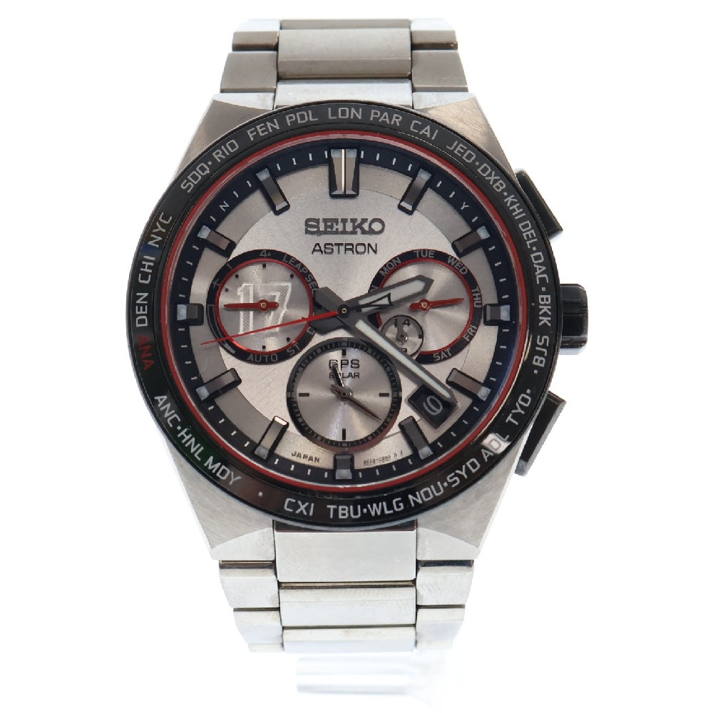 SEIKO(セイコー) 世界1700本限定 ASTRON Nexter アストロン ネクスター 2022限定 大谷翔平モデル ----/1700 純チタン クォーツ 腕時計 シルバー SBXC125 5X53-0BX0