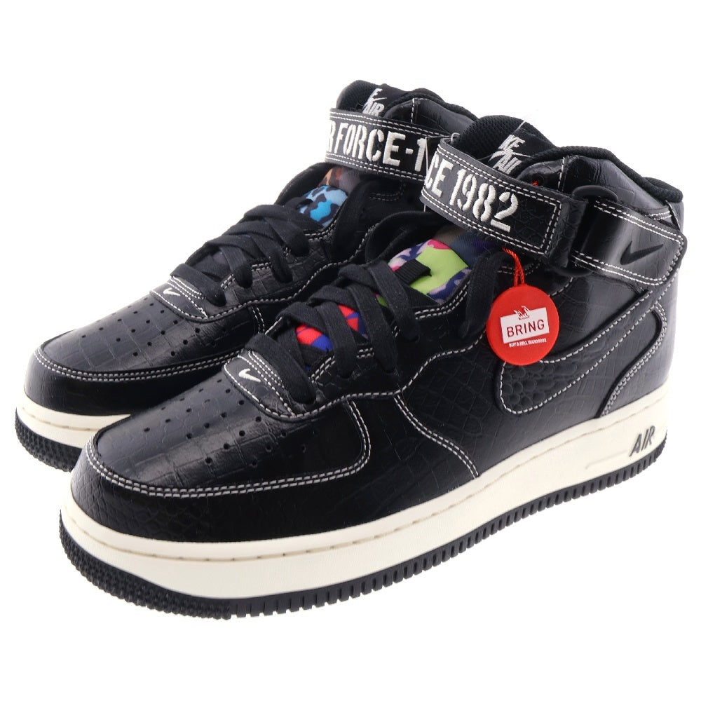 NIKE(ナイキ) AIR FORCE 1 MID LX OUR FORCE 1 エアフォース1 ミッド LX アワー フォース1 ミッドカットスニーカー ブラック US8/26cm DV1029-010