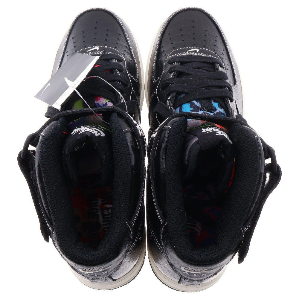NIKE(ナイキ) AIR FORCE 1 MID LX OUR FORCE 1 エアフォース1 ミッド LX アワー フォース1 ミッドカットスニーカー ブラック US8/26cm DV1029-010