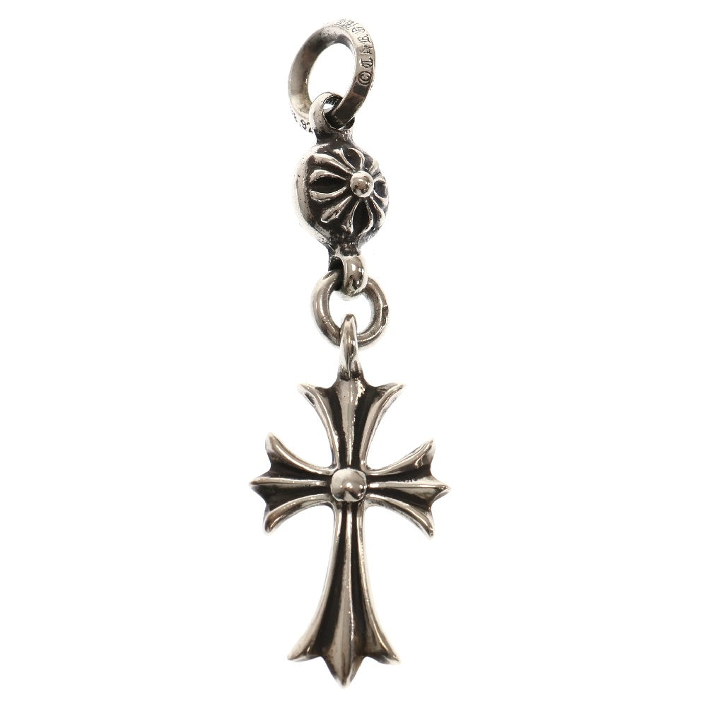 CHROME HEARTS(クロムハーツ) 1B TNY CH CRS 1ボールタイニーCHクロス チャーム シルバーネックレストップ シルバー