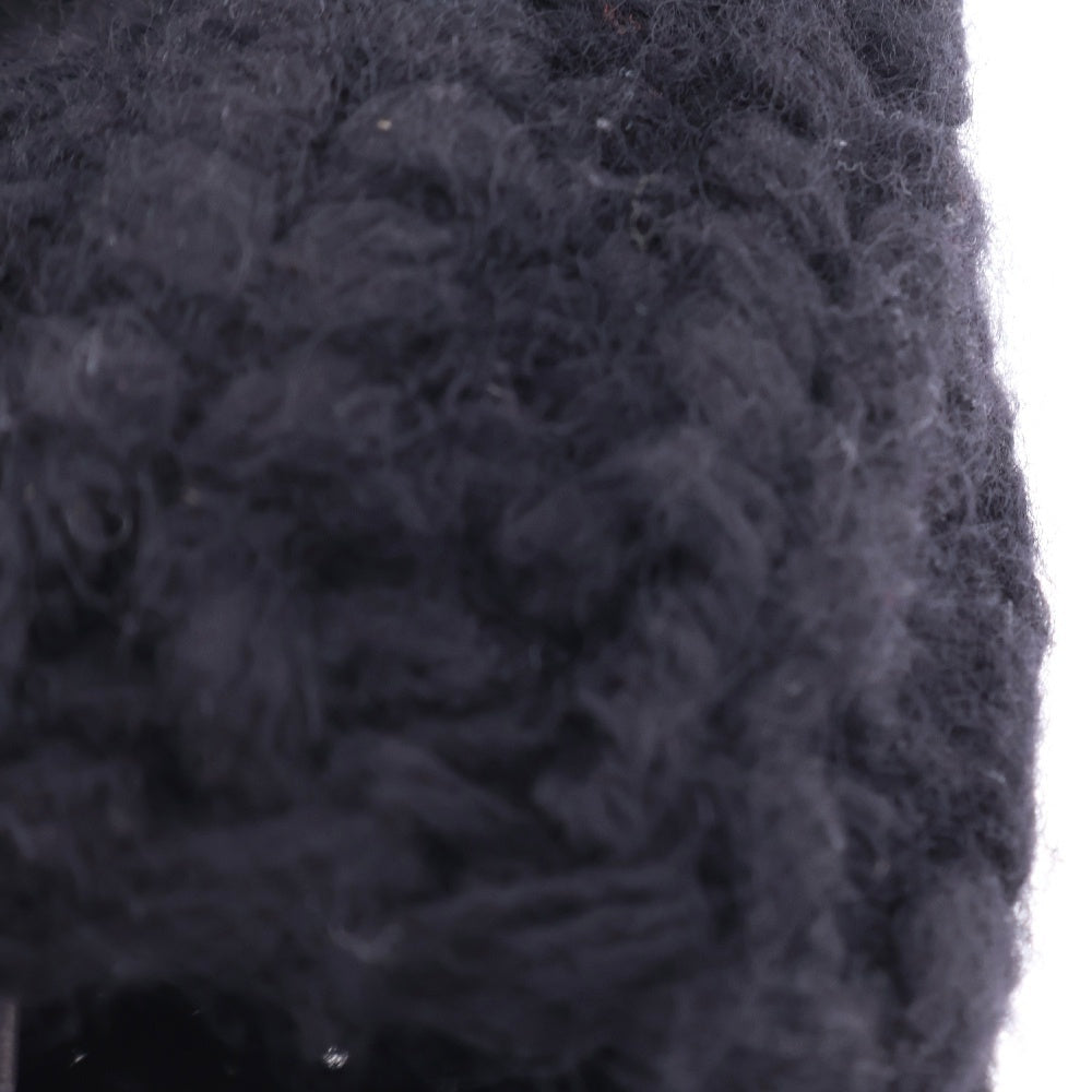 KIJIMA TAKAYUKI(キジマタカユキ) 24AW WOOL KNIT BALACLAVA WKN-242914 ウール ニット バラクラバ ブラック