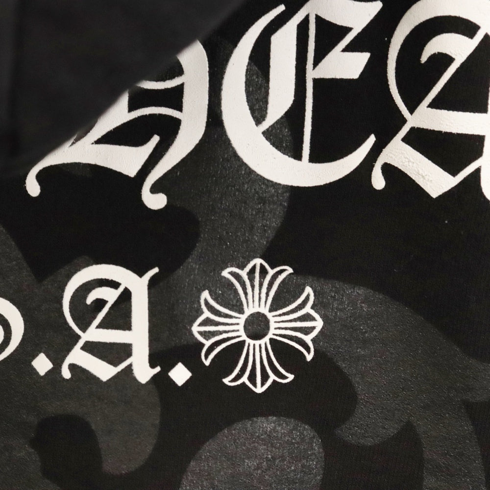CHROME HEARTS(クロムハーツ) FLRL Dagger Zip Hoodie DAGGER フローラルダガー アーチロゴ 裏地サーマル ジップパーカー