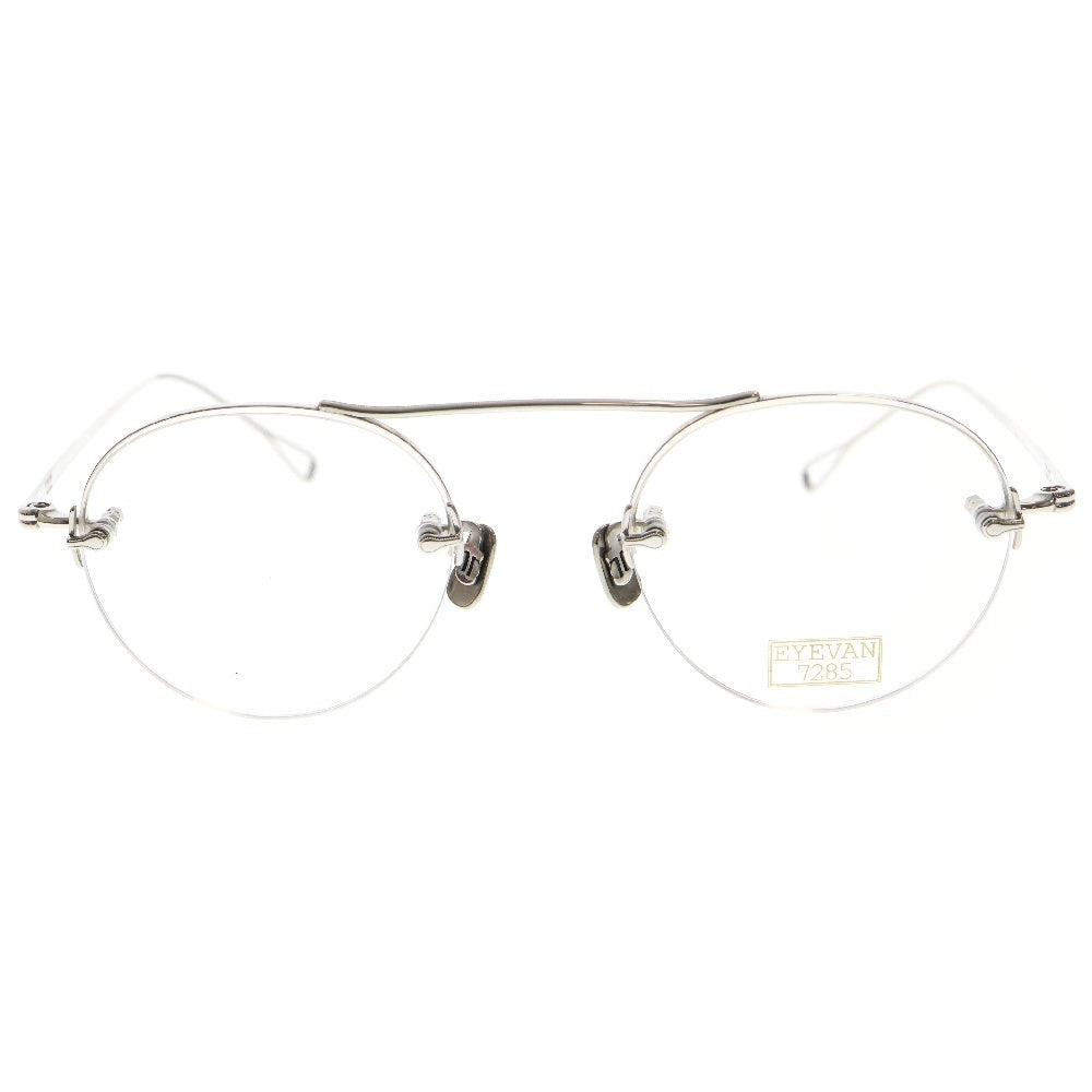 EYEVAN(アイヴァン)  EYEVAN 7285 178 C.800 ハーフリムサングラス アイウェア メガネ シルバー