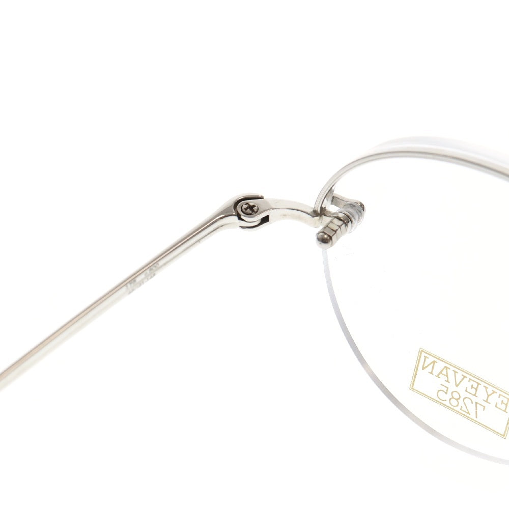 EYEVAN(アイヴァン)  EYEVAN 7285 178 C.800 ハーフリムサングラス アイウェア メガネ シルバー