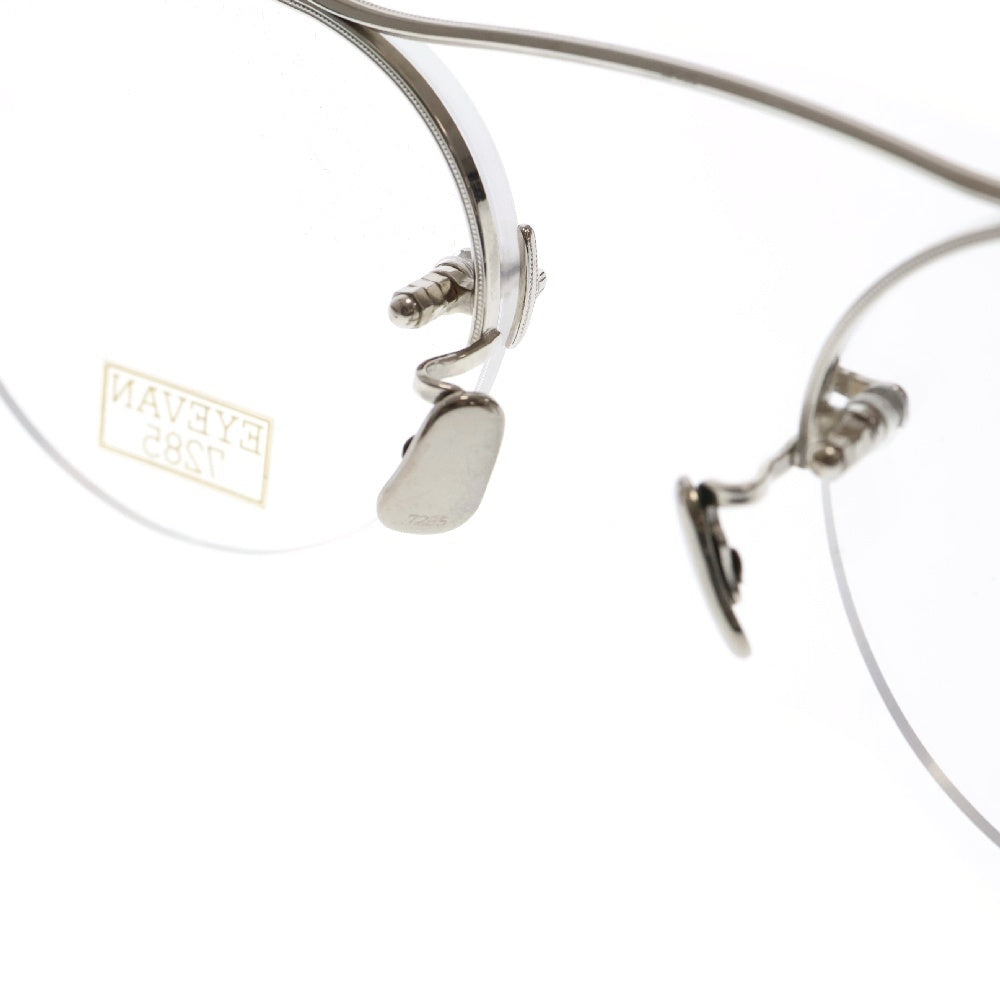 EYEVAN(アイヴァン)  EYEVAN 7285 178 C.800 ハーフリムサングラス アイウェア メガネ シルバー