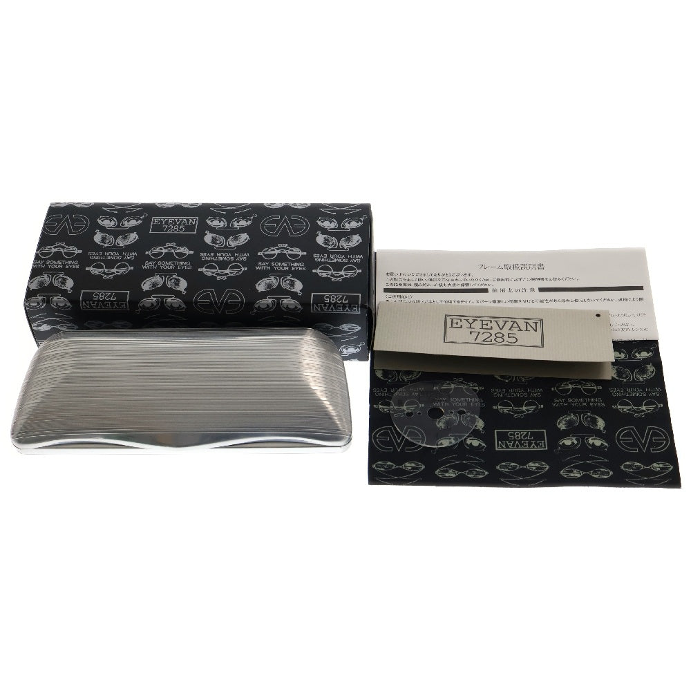 EYEVAN(アイヴァン)  EYEVAN 7285 178 C.800 ハーフリムサングラス アイウェア メガネ シルバー