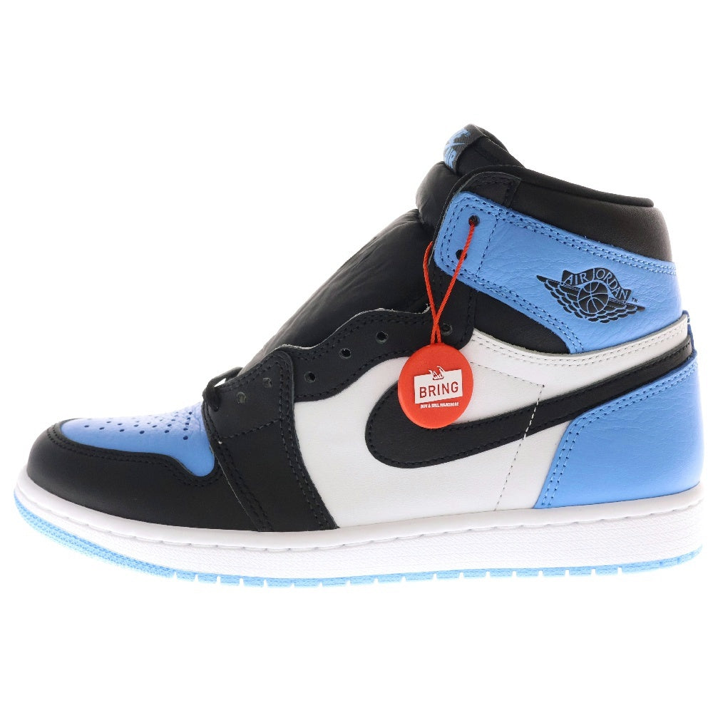 NIKE(ナイキ) AIR JORDAN 1 RETRO HI OG UNIVERSITY BLUE エアジョーダン1ハイOG ユニバーシティブルー ハイカットスニーカー ブルー/ホワイト US7/25cm DZ5485-400
