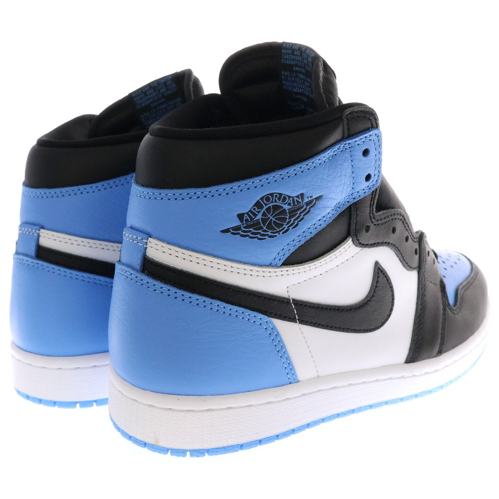 NIKE(ナイキ) AIR JORDAN 1 RETRO HI OG UNIVERSITY BLUE エアジョーダン1ハイOG ユニバーシティブルー ハイカットスニーカー ブルー/ホワイト US7/25cm DZ5485-400