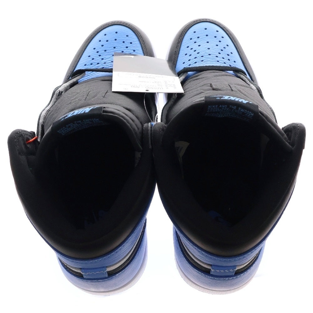 NIKE(ナイキ) AIR JORDAN 1 RETRO HI OG UNIVERSITY BLUE エアジョーダン1ハイOG ユニバーシティブルー ハイカットスニーカー ブルー/ホワイト US7/25cm DZ5485-400