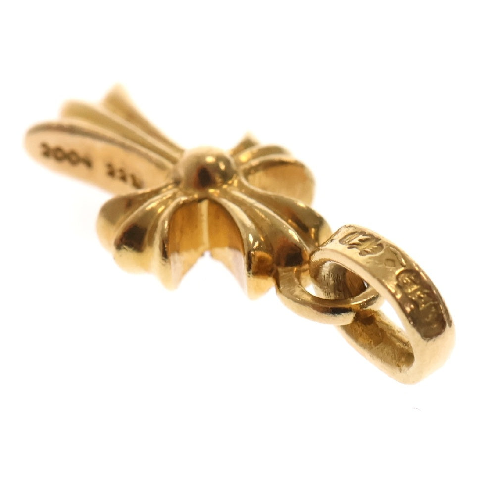 CHROME HEARTS(クロムハーツ) 22K CRS BBYFAT P RBY ベイビーファットクロス PAVEルビー ペンダントトップ ゴールド