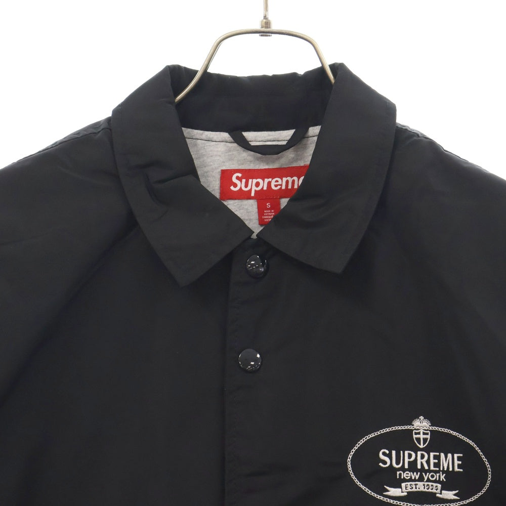 SUPREME(シュプリーム) 24AW Crest Coahes Jakcket クレスト コーチジャケット ブラック