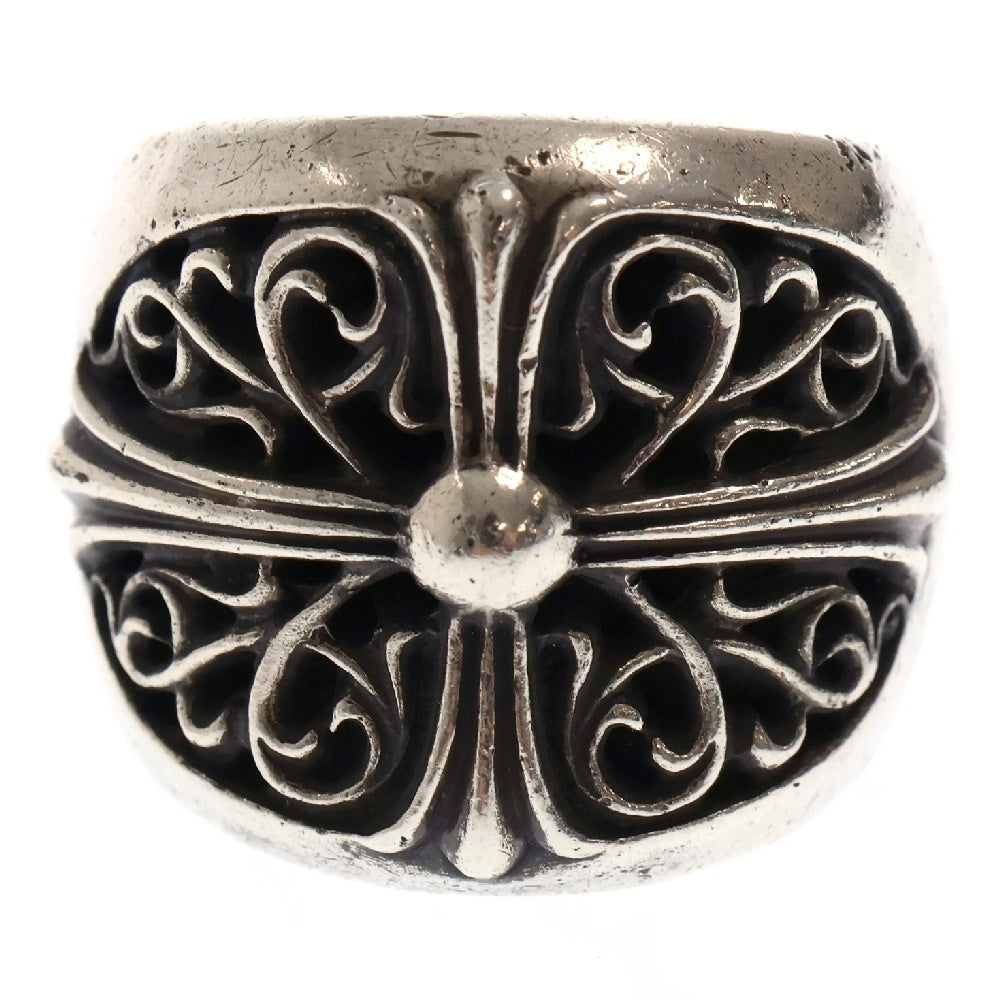 CHROME HEARTS(クロムハーツ) CLASSIC OVAL クラシックオーバルクロス リング シルバー BCA340