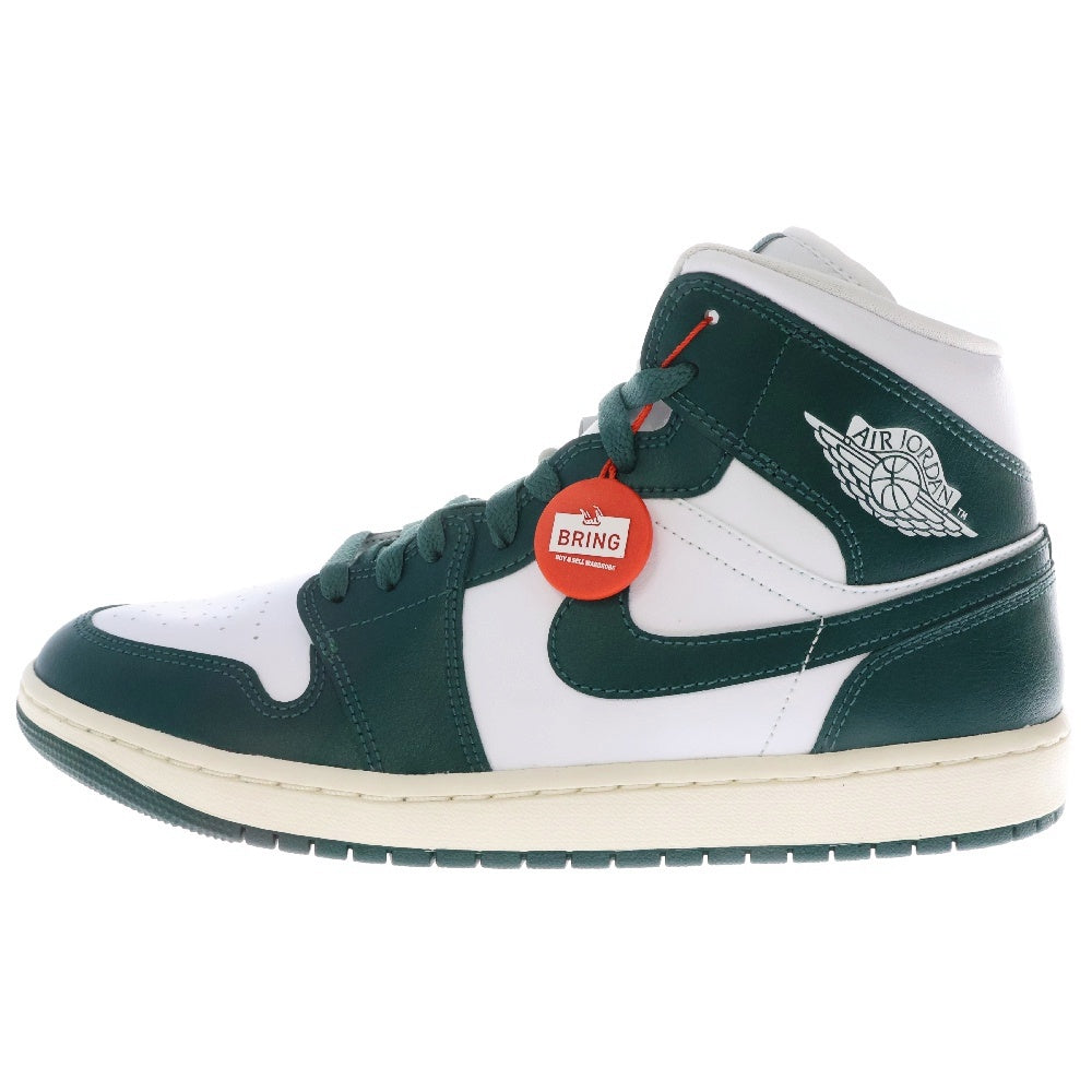 NIKE(ナイキ) WMNS AIR JORDAN 1 MID エアジョーダン 1 ミッド ハイカットスニーカー グリーン US11.5/29.5cm BQ6472-133